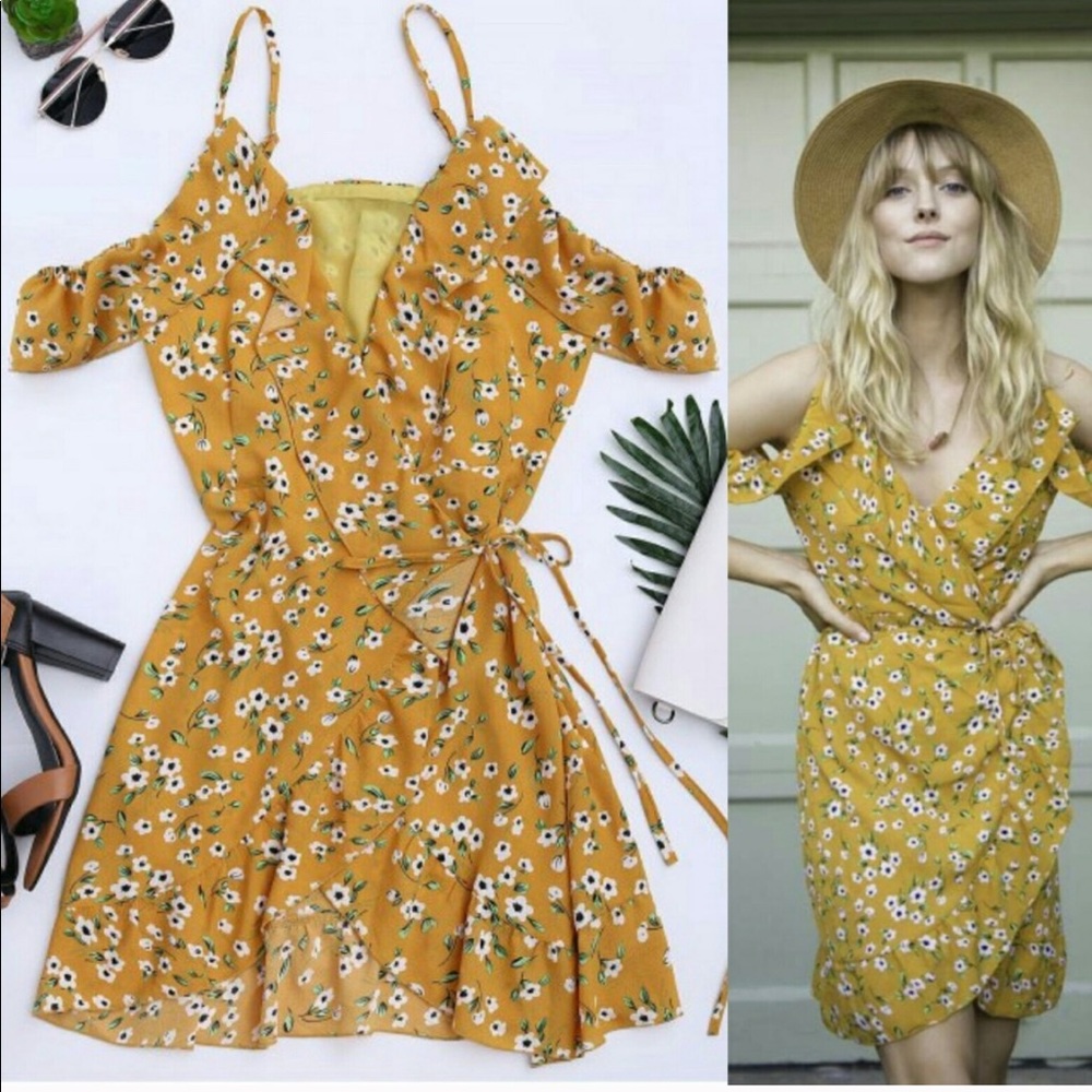 New Mini Wrap Dress